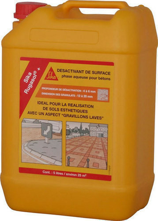 Désactivant de surface Rugasol Plus Bidon 5L - Gedimat.fr - Gedimat.fr