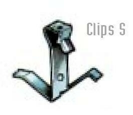 Clips S pour maintien des couvre-joints TOFFOLO de dilatation dont la largeur initiale est comprise entre 15 et 35mm - Gedimat.fr