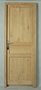 Bloc-porte ROCHEFORT en chêne de France rustique huisserie 72x50mm haut.2,04m larg.73cm droit poussant - Gedimat.fr