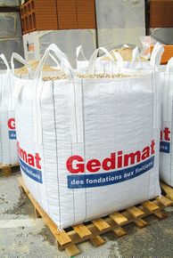 Mlange pour bton : sable et gravillons en big bag 1m3 - Gedimat.fr