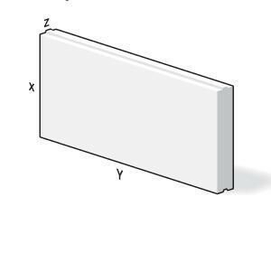 Bloc béton cellulaire long.60cm haut.25cm ép.30cm - Gedimat.fr