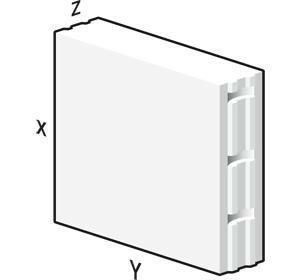 Bloc béton cellulaire Maxi 60x60cm ép.24cm - Gedimat.fr