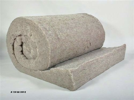 Laine de mouton en rouleau ép.100mm larg.45cm long.10m - Gedimat.fr