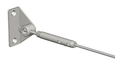 Départ mural cable pour gamme garde-corps en inox par lot de 5 pièces - Gedimat.fr