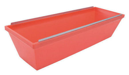 Bac à enduire en polypropylène larg.85mm long.300mm rouge - Gedimat.fr