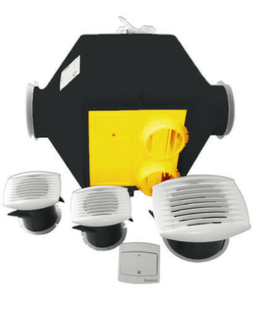Groupe VMC simple flux série MAISON'AIR norme NF 22Wh - Gedimat.fr