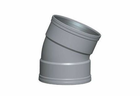 Coude PVC CR8 FF 30° diam.125mm TYPE SDR 34 - Gedimat.fr