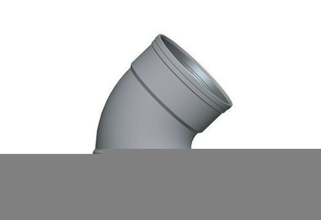 Coude PVC CR8 FF 45° diam.200mm TYPE SDR 34 - Gedimat.fr