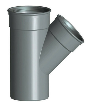 Culotte PVC CR8 MFF 45° diam.200X200mm type SDR 34 - Gedimat.fr