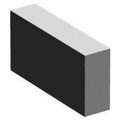 Plotet béton plein ép.5cm haut.11cm long.22cm - Gedimat.fr