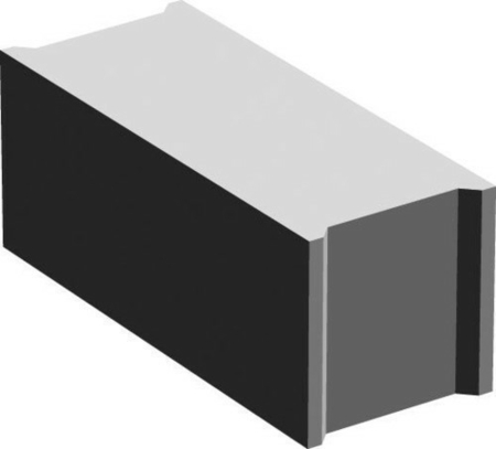Bloc béton plein B80 ép.20cm haut.20cm long.40cm - Gedimat.fr