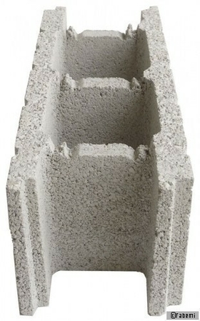 Bloc béton à bancher ép.20cm haut.25cm long.50cm - Gedimat.fr