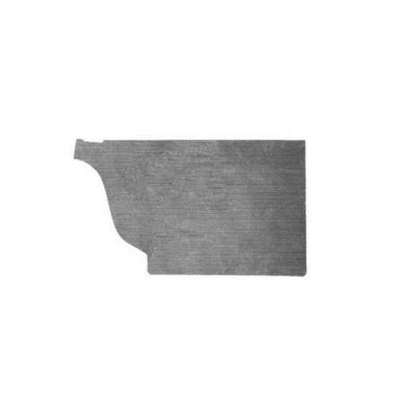 Talon mouluré zinc naturel développé 33,3cm - Gedimat.fr