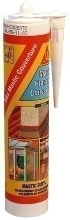 Mastic SIKA MASTIC BUTYL pour joints de couverture cartouche de 310ml - Gedimat.fr