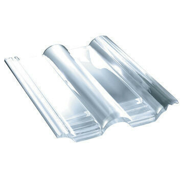 Tuile en plexiglass DOUBLE ROMANE ou TRADIPANNE - Gedimat.fr