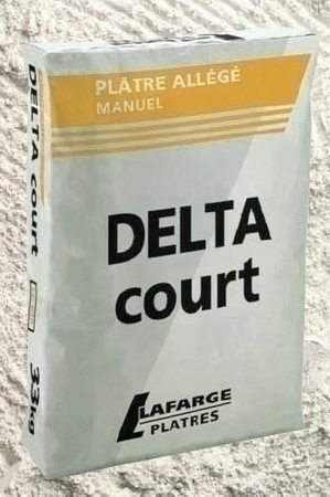 Plâtre manuel allégé DELTA COURT sac de 33kg - Gedimat.fr