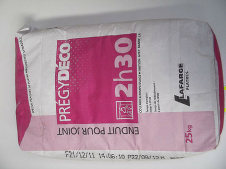 Enduit à joint prise rapide PREGYDECO 2h30 sac de 25kg - Gedimat.fr