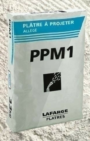 Plâtre à projeter allégé PPM1 sac de 33kg - Gedimat.fr