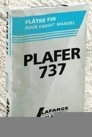 Plâtre manuel traditionnel fin PLAFER 737 sac de 40kg - Gedimat.fr