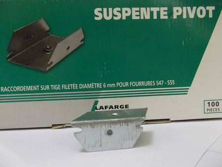 Suspente pivot PREGYMETAL boîte de 100 pièces - Gedimat.fr