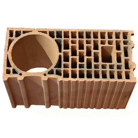Brique terre cuite poteau POROTHERM GFR20 ép.20cm haut.29,9cm long.45cm - Gedimat.fr