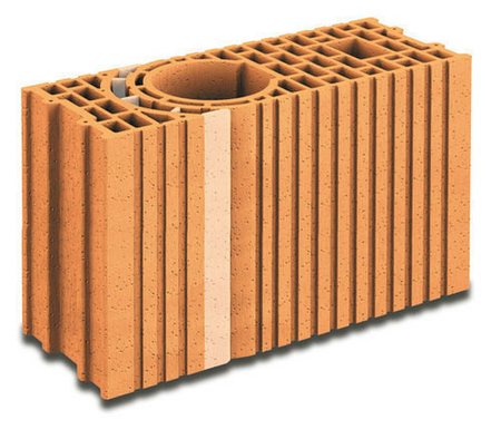 Brique terre cuite poteau multi-angles POROTHERM GFR20 ép.20cm haut.29,9cm long.51,5cm - Gedimat.fr