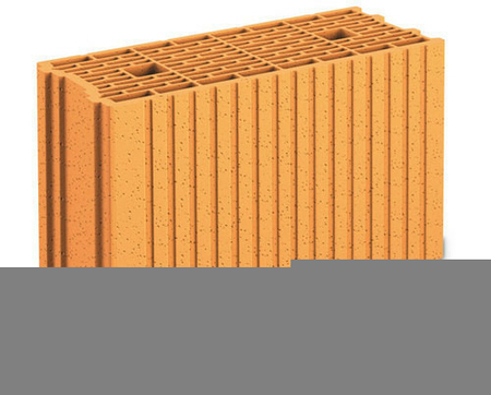 Brique terre cuite base POROTHERM GFR20 TH ép.20cm haut.29,9cm long.50cm - Gedimat.fr