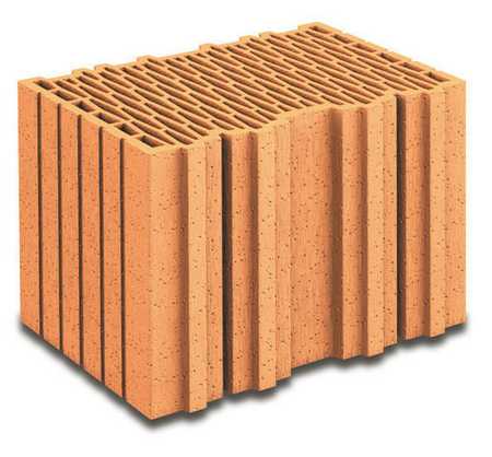 Brique terre cuite base BIOMUR R37 ép.37,5cm haut.24,9cm long.25cm - Gedimat.fr