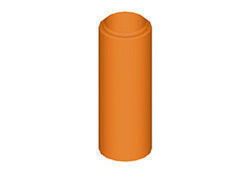 Tuyau de rallonge diam.100mm hauteur 40cm pour tuiles à douille TERREAL coloris rouge - Gedimat.fr