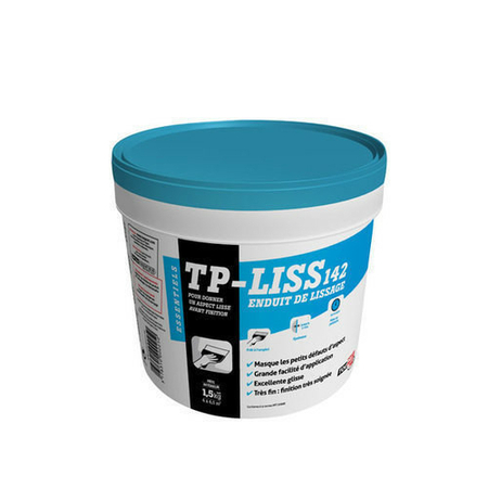 Enduit de lissage TP-LISS142 1,5 kg - Gedimat.fr