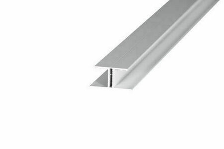 Profil de jonction pour toiture de véranda ép.32mm long.4,00m coloris alu - Gedimat.fr