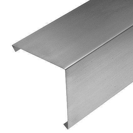 Faîtage simple à pinces zinc naturel développé 33,3cm ép.0,65mm long.2m - Gedimat.fr