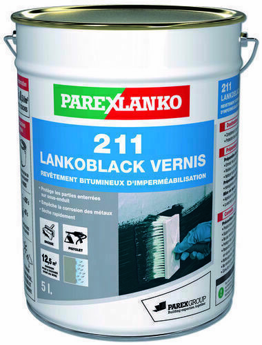 Enduit Bitumeux 211 LANKOBLACK VERNIS - Seau De 5l - Gedimat.fr