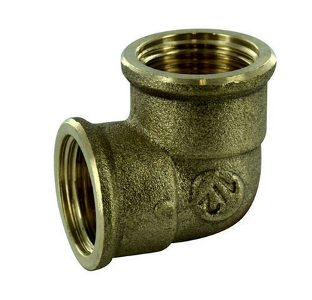 Coude laiton brut femelle à visser réf.90 diam.15x21mm 1 pièce sous coque - Gedimat.fr