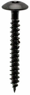 Vis penture empreinte Torx en acier zingu noir 6 x 40 mm - blister de 25 pices - Gedimat.fr