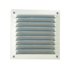 Grille mtallique  persienne avec moustiquaire alu anodis haut.7cm long.24cm - Gedimat.fr