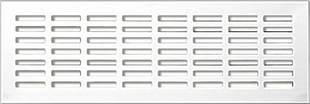 Grille rectangulaire profil aluminium extrud long.30cm haut.8cm anodis - Gedimat.fr