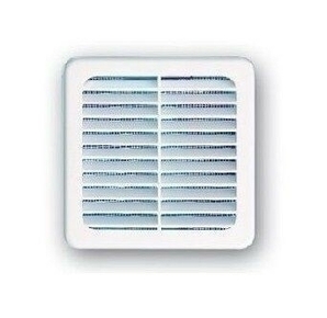 Grille de ventillation carr  clipser dim.10x10cm - Gedimat.fr