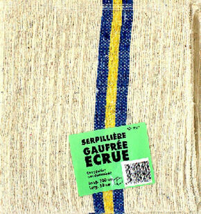 Serpillire gaufre mlange textile 50x100cm - Gedimat.fr
