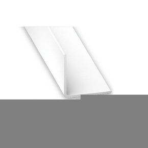 Cornire gale PVC blanc p.1mm 15x15mm long.1,00m - Gedimat.fr
