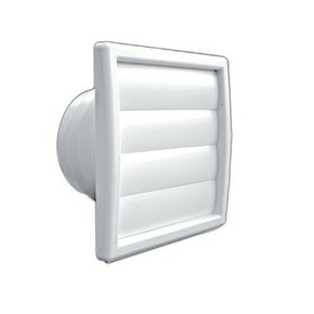 Clapet extrieur  volets diamtre ajustable de 10  13cm coloris blanc - Gedimat.fr