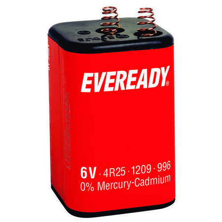 Pile saline 425 6 volts EVEREADY type 4R25 vendu à l'unité - Gedimat.fr
