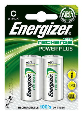 PILE RECHARGEABLE C 2500MAH 1.2V NIMH ENERGIZER B2 - Gedimat.fr