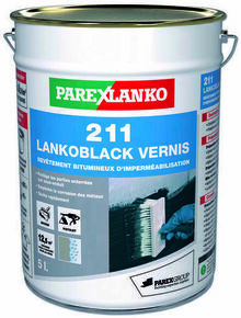 Enduit bitumeux 211 LANKOBLACK VERNIS - seau de 5l - Gedimat.fr