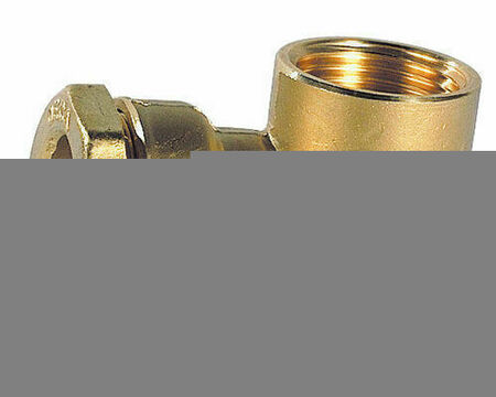 Raccord coudé laiton femelle diam.25mm 20X27 pour tuyau polyéthylène - Gedimat.fr