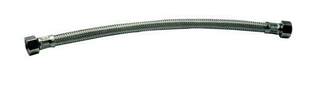 Flexible d'alimentation sanitaire inox femelle-femelle  visser diam.20x27mm long.30cm sur plaquette 1 pice - Gedimat.fr