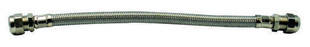Flexible d'alimentation sanitaire inox à raccords bicône diam.14mm/14mm long.30cm 1 pièce - Gedimat.fr
