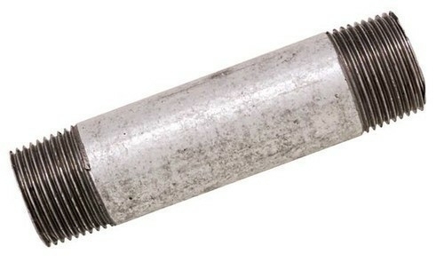 Raccord de tuyau - en acier galvanisé - avec filetage mâle avec système  impérial - avec joint d'étanchéité à 60° - selon DIN 3863