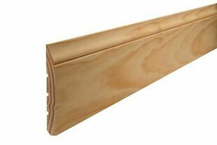 Couvre joint Sapin du Nord pour volet chanfrein section 20x45mm long.2,40 m - Gedimat.fr