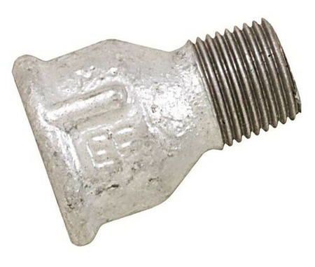 Mamelon acier galvanisé 246 femelle diam.15x21mm réduit mâle diam.12x17mm - Gedimat.fr